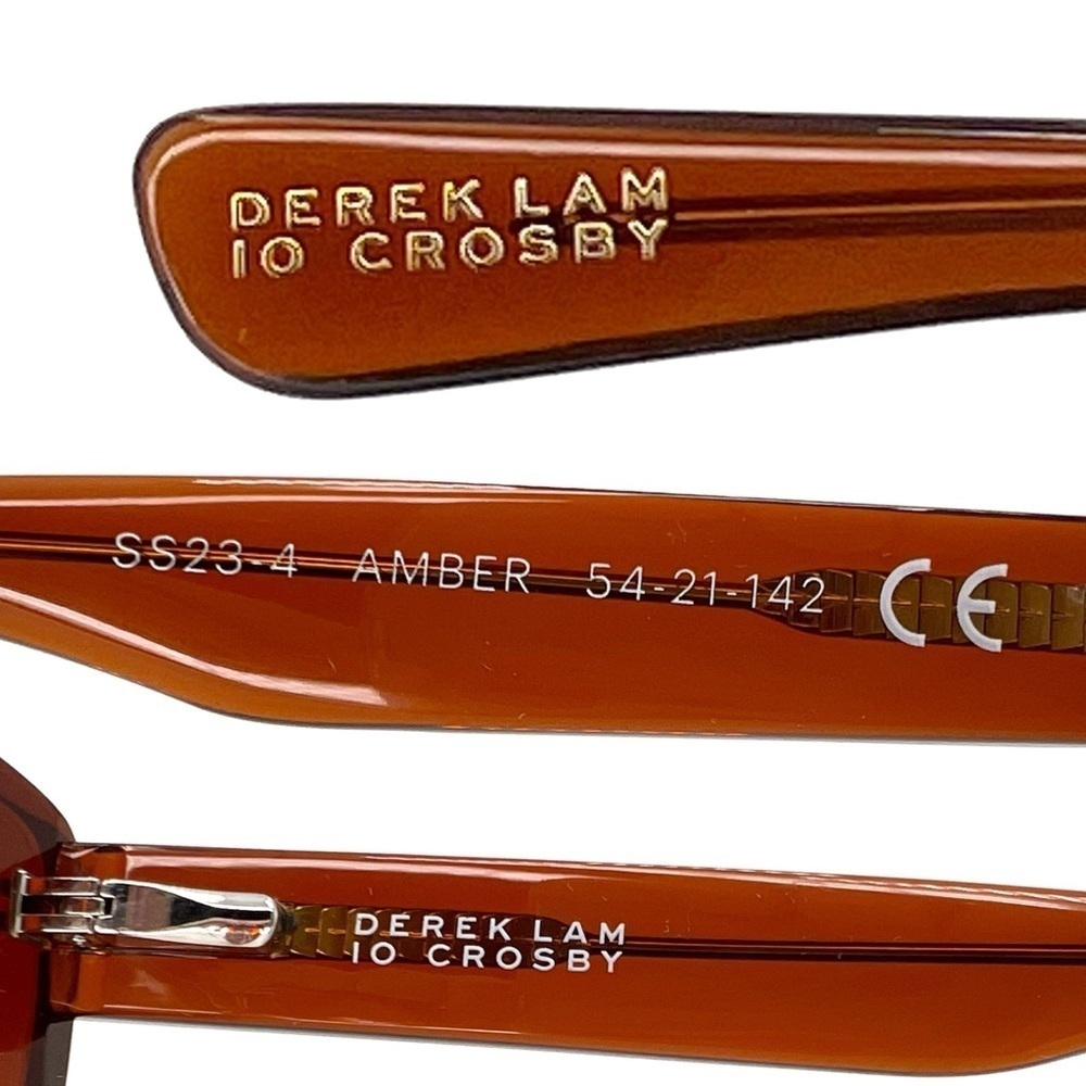 New Derek Lam 10 Crosby Melody Frames Amber Eyeglasses Eye Glasses Eyewear Brown - Picture 5 of 6